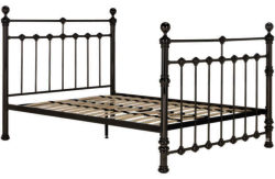 Schreiber Canford Nickle Kingsize Bed Frame